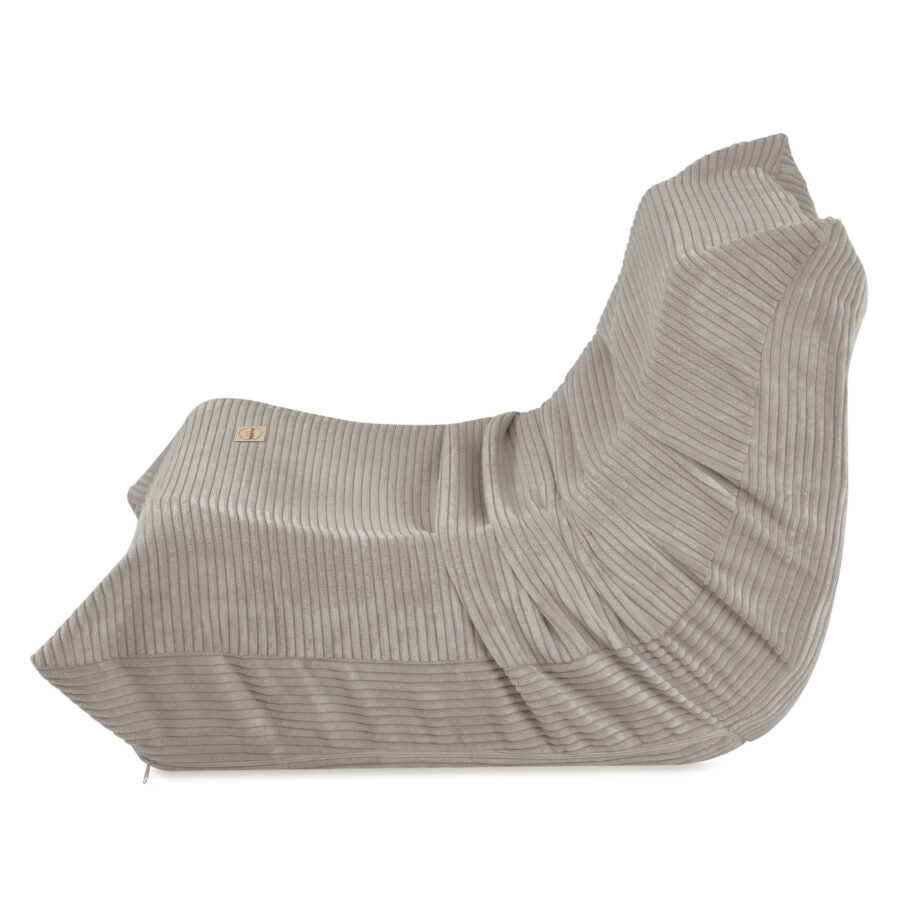 Plush Nest MOONI ergonomisk lænestol til børn – beige, premium corduroy