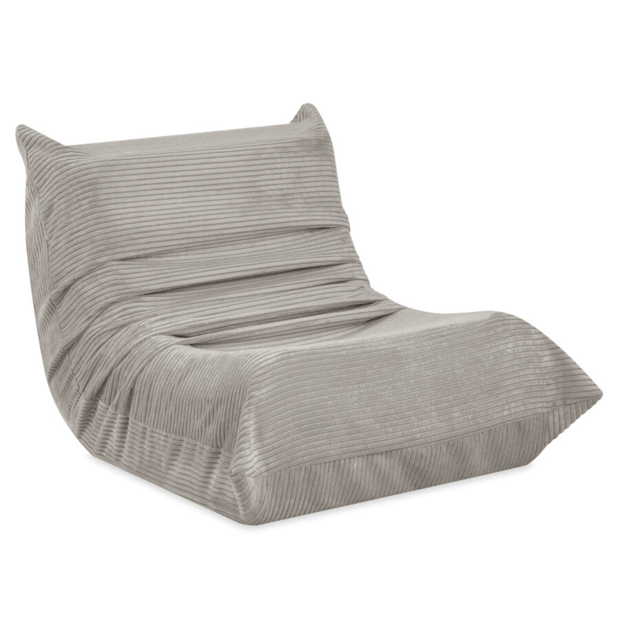 Plush Nest MOONI ergonomisk lænestol til børn – beige, premium corduroy