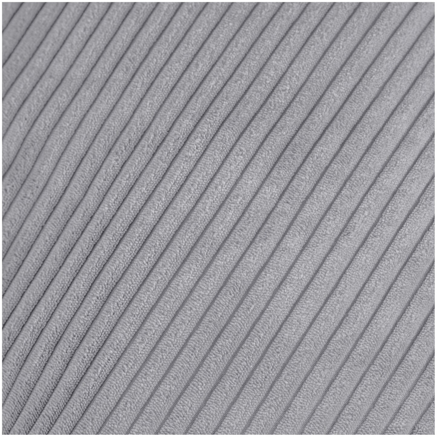 Plush Nest Sako sækkestol til børn – grå, premium corduroy