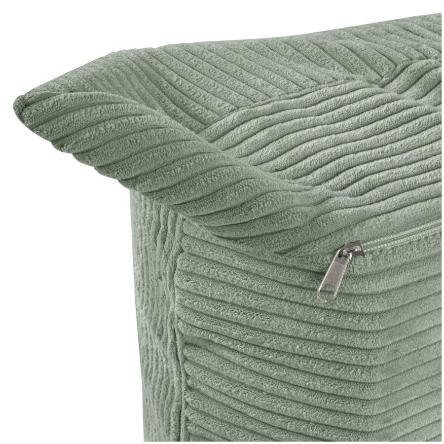 Plush Nest MOONI ergonomisk lænestol til børn – grøn, premium corduroy