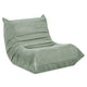 Plush Nest MOONI ergonomisk lænestol til børn – grøn, premium corduroy