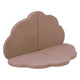 Plush Nest blomsterformet legemåtte “Flower Paradise” – guld/beige (120x120x5 cm, velour)