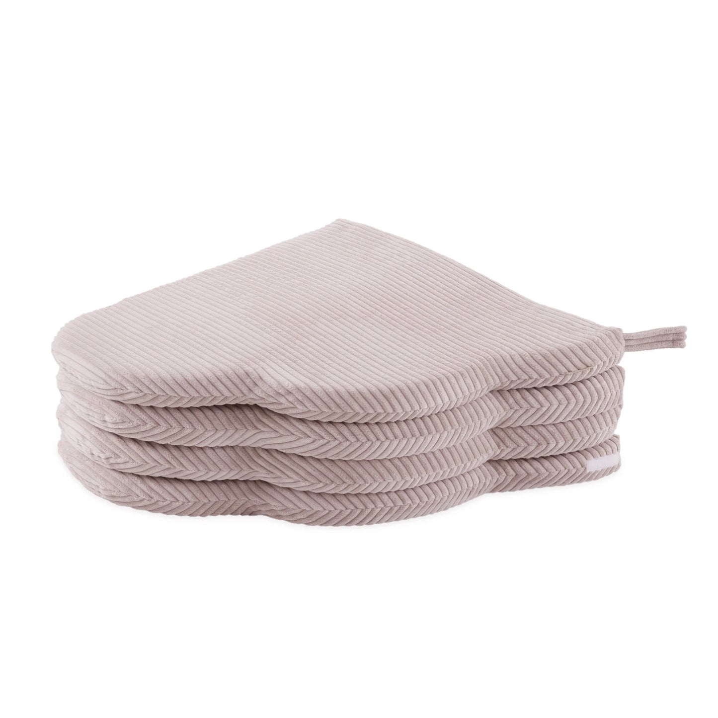 Plush Nest blomsterformet legemåtte “Fluffy Flower” – lyserød (115x115x5 cm, premium fløjl)