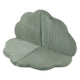 Plush Nest blomsterformet legemåtte “Fluffy Flower” – grøn (115x115x5 cm, premium fløjl)
