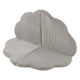 Plush Nest blomsterformet legemåtte “Fluffy Flower” – beige (115x115x5 cm, premium fløjl)