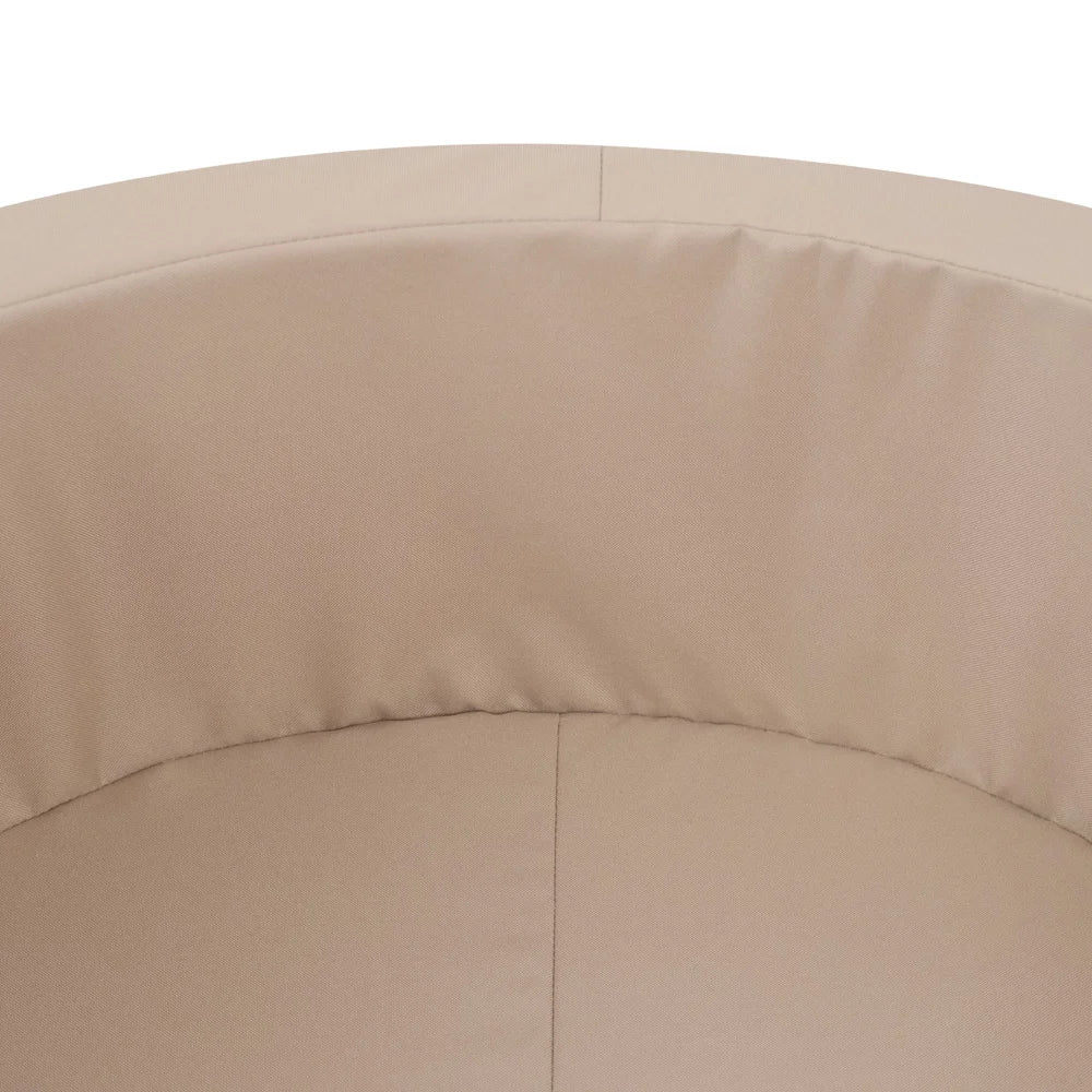 Plush Nest vandafvisende boldbassin uden bolde, rundt, 90x30 cm, beige