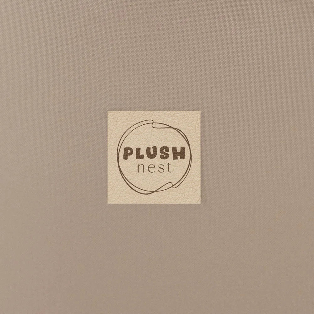 Plush Nest vandafvisende boldbassin uden bolde, rundt, 90x30 cm, beige