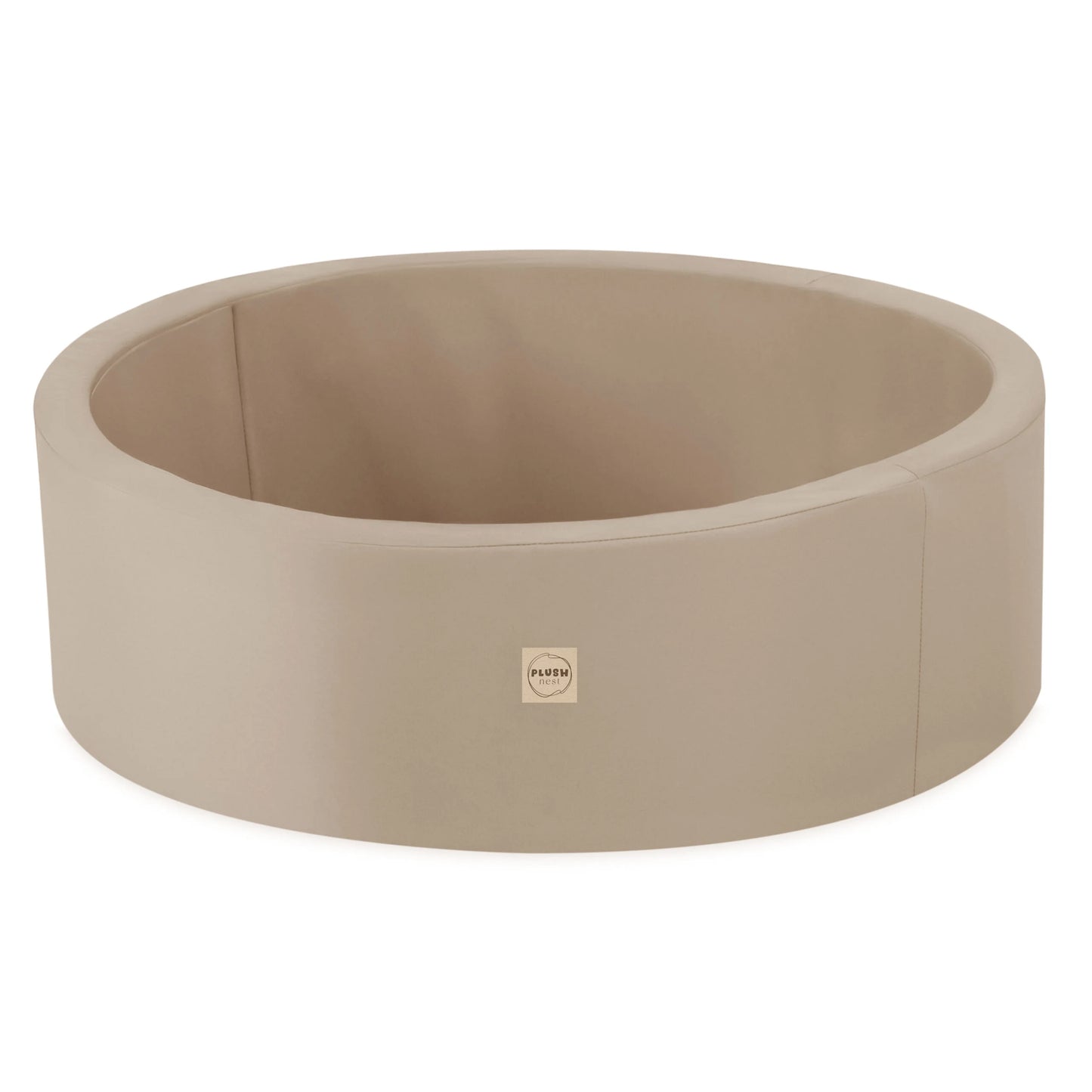 Plush Nest vandafvisende boldbassin uden bolde, rundt, 90x30 cm, beige
