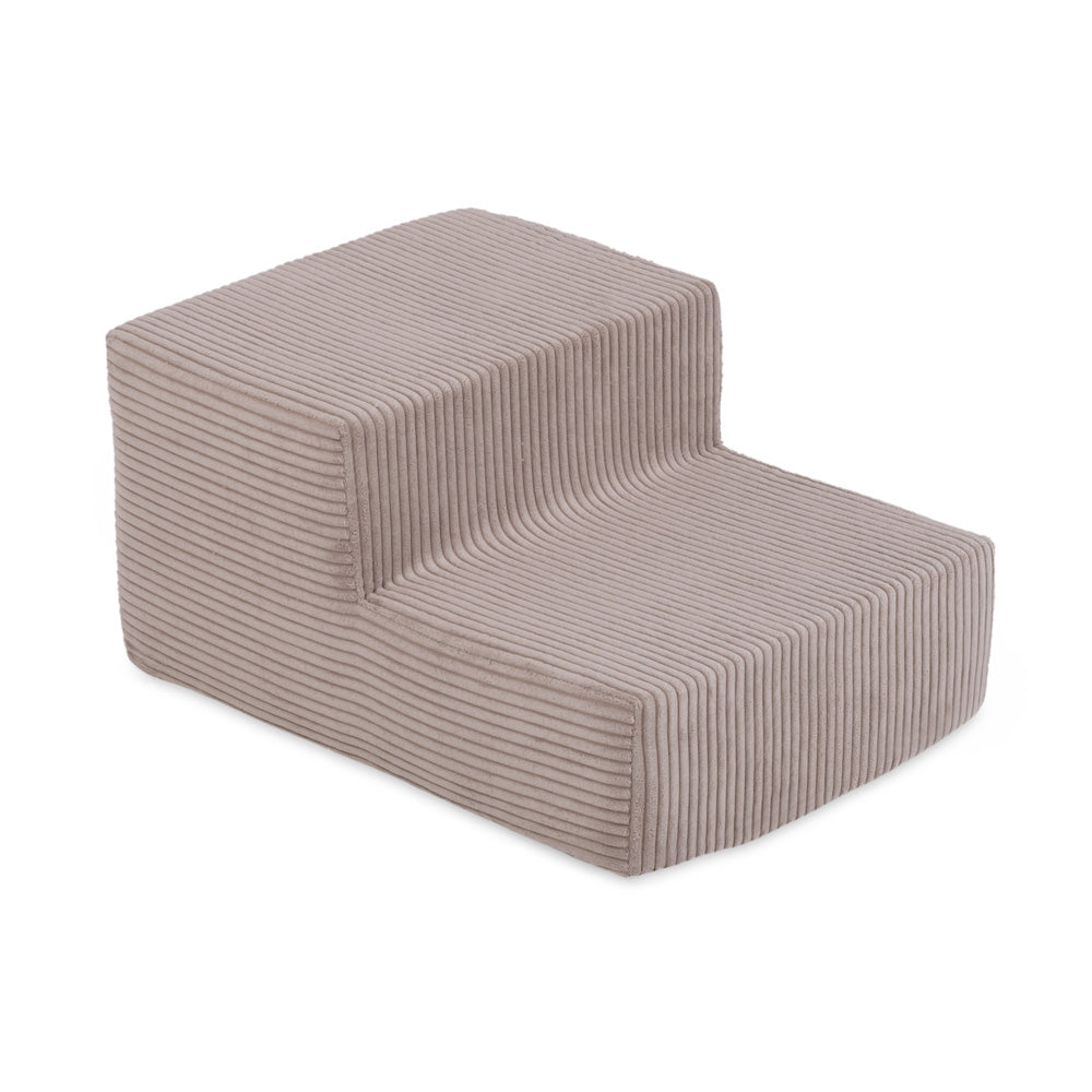 Plush Nest tumlesæt med 3 dele og stort boldbassin – Beige, premium fløjl