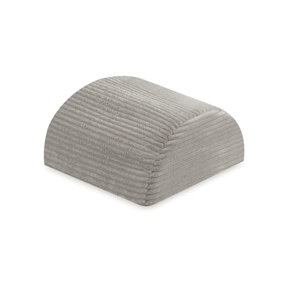 Plush Nest stort tumlesæt i skum med stort boldbassin – beige fløjl, inkl. 150 bolde (perlemor, guld)