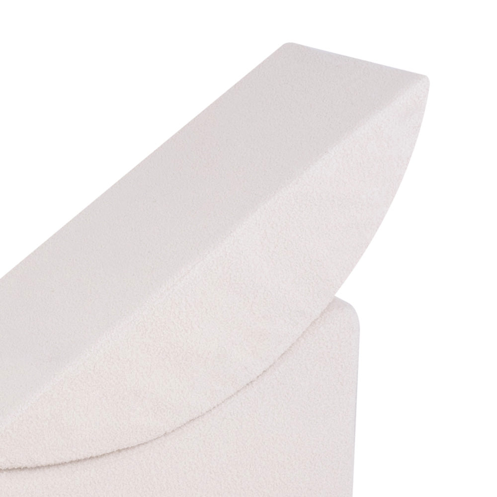 Plush Nest tumlesæt med 4 dele – Recliner 145x35x45 cm, creme lammeskind
