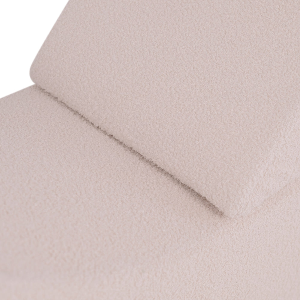 Plush Nest tumlesæt med 4 dele – Recliner 145x35x45 cm, creme lammeskind