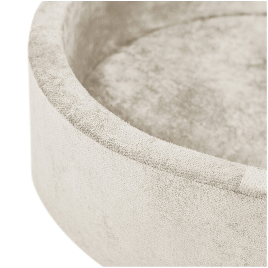 Plush Nest tumlesæt med boldbassin, skumtrappe og 200 bolde – premium chenille – Beige