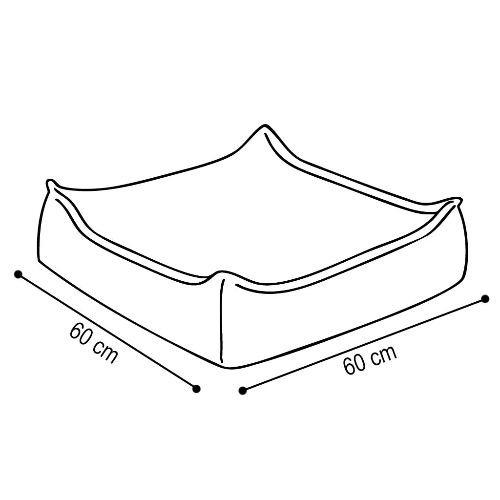 Plush Nest Puff – gulvpude 60x60 cm i grøn fløjl