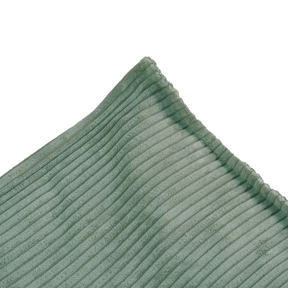 Plush Nest Puff – gulvpude 60x60 cm i grøn fløjl