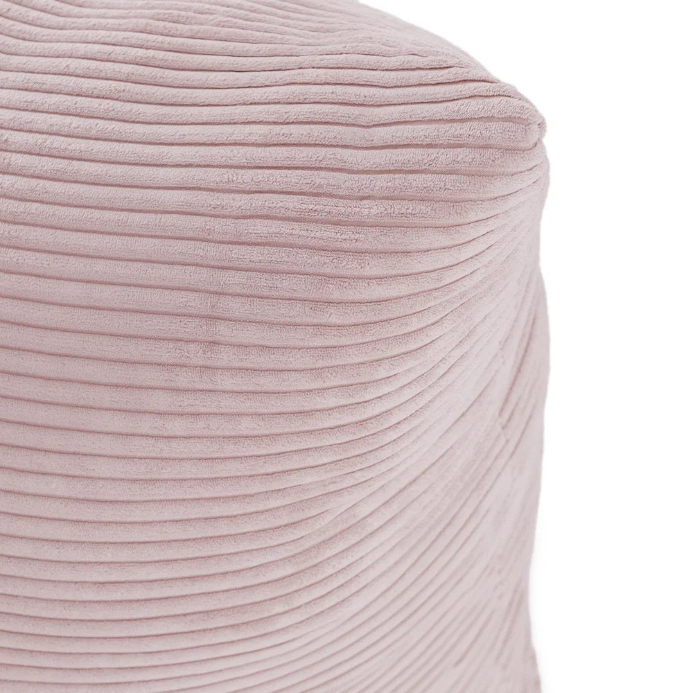 Plush Nest siddepuf, 120×80 cm, lyserød, premium fløjl