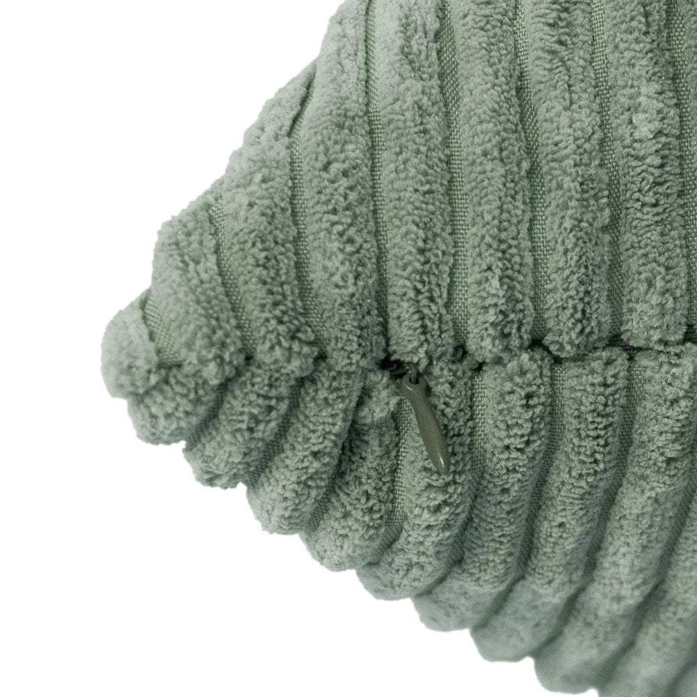 Plush Nest siddepuf, 120×80 cm, grøn, premium fløjl