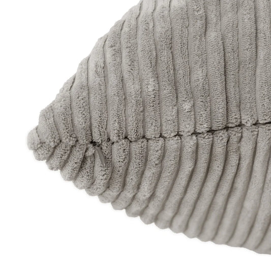 Plush Nest siddepuf, 120×80 cm, beige, premium fløjl