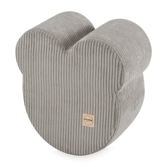 Plush Nest Teddy Bear Puff – puf 46x25 cm i beige fløjl