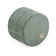 Plush Nest rund puf, 40×30 cm, grøn, premium fløjl