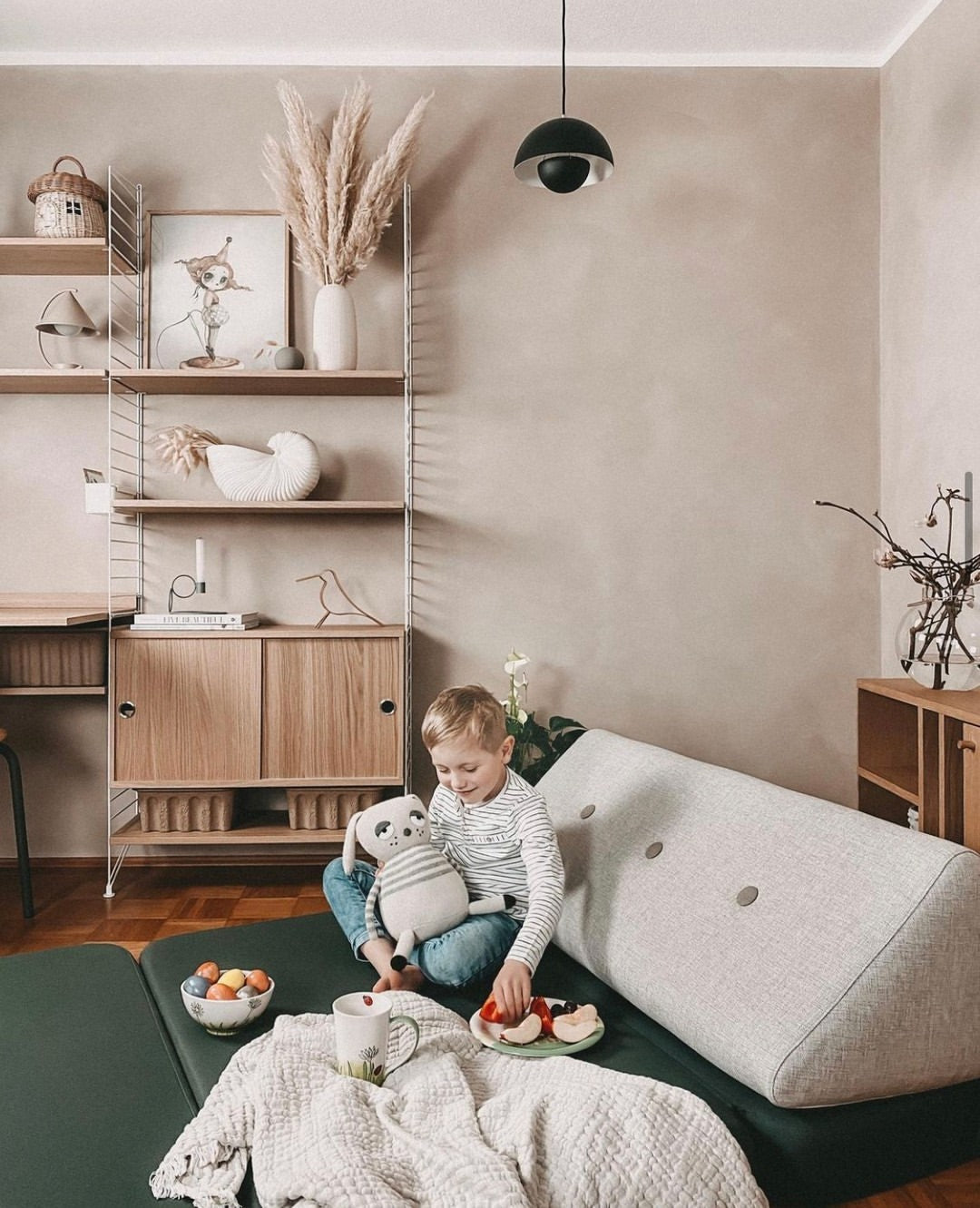 by KlipKlap Langt Ryglæn - Beige