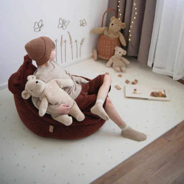 MeowBaby® Bearly Sækkestol – Teddy Brun