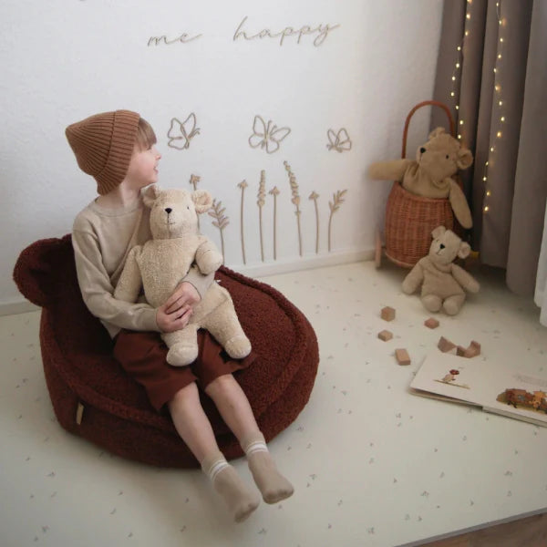 MeowBaby® Bearly Sækkestol – Teddy Brun
