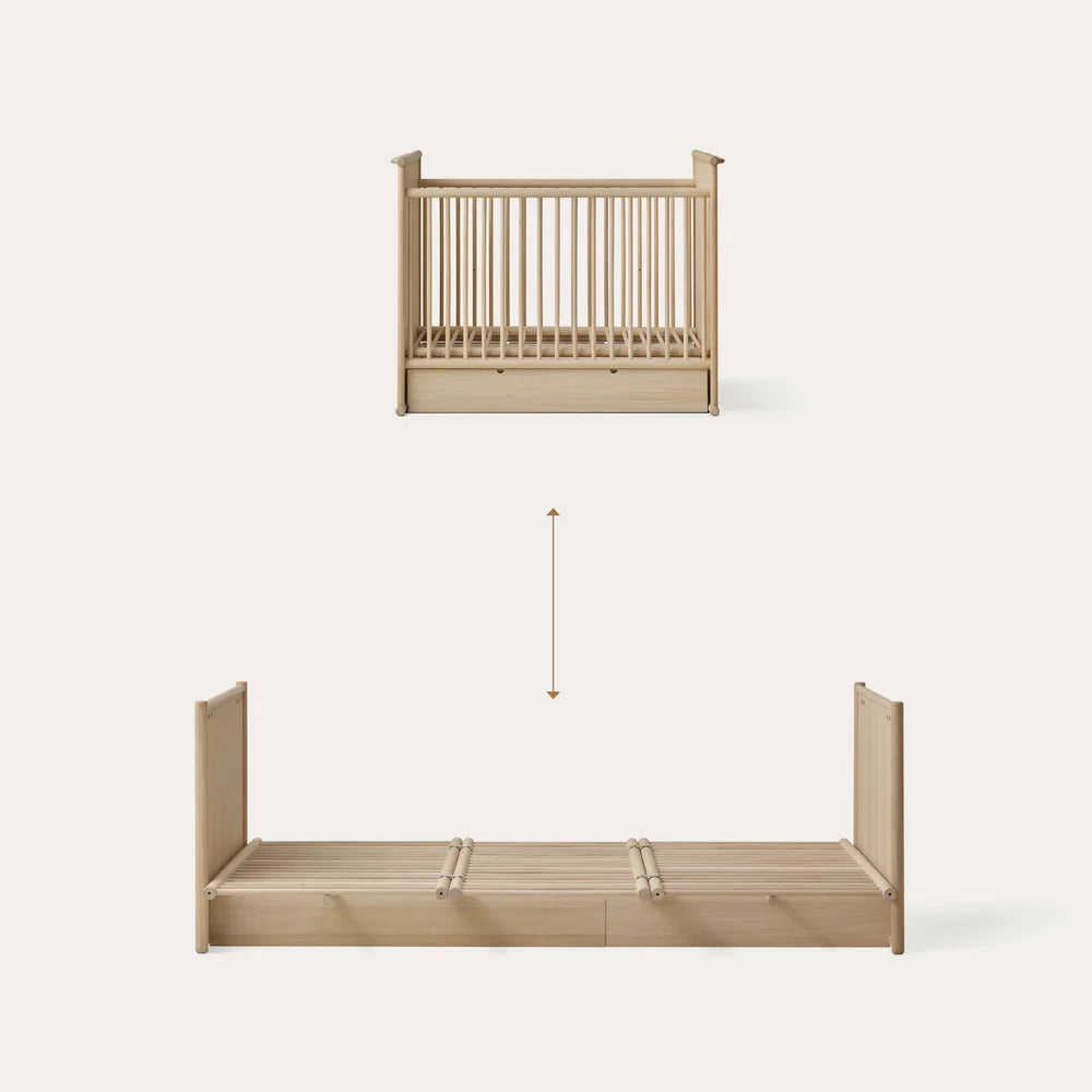 Oliver Furniture Camp Novel Tremmeseng & Seng 60x120/120x200 cm – Eg