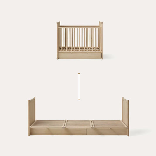 Oliver Furniture Camp Novel Tremmeseng & Seng 60x120/120x200 cm – Eg