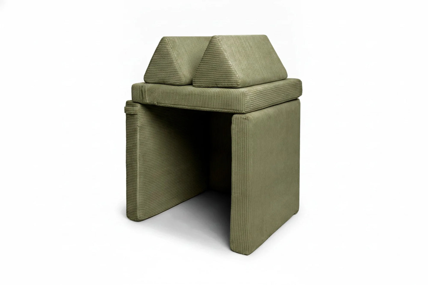 Shappy legesofa 160 cm - Pure Corduroy - Dusty Sage