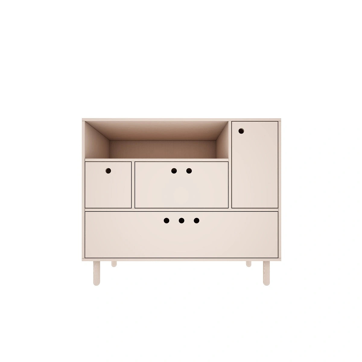 Wood Luck Design - River - kommode – sand beige