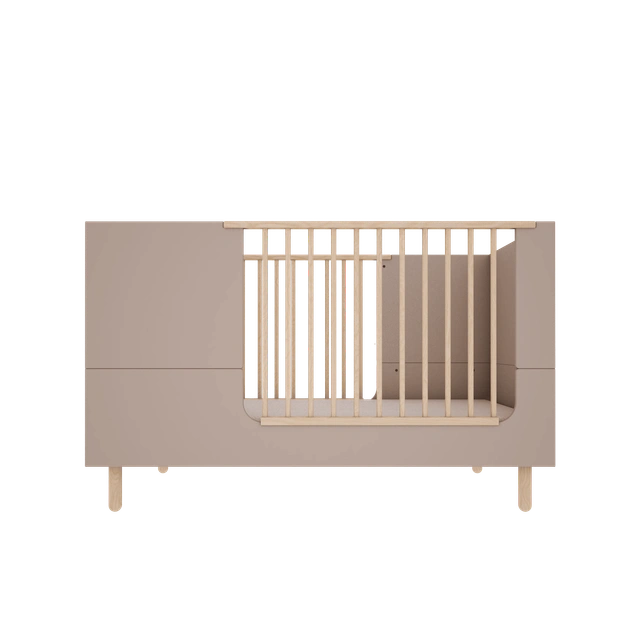 Wood Luck Design - Basic - tremme-/juniorseng 70 x 140 cm – trøffel