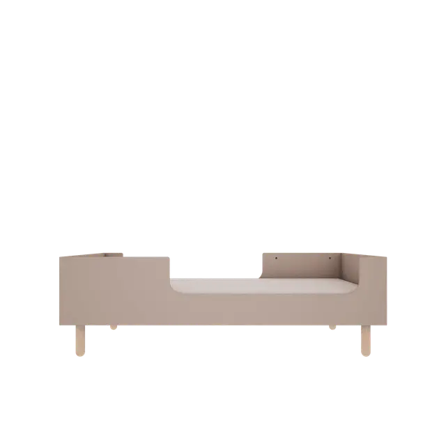 Wood Luck Design - Basic - tremme-/juniorseng 70 x 140 cm – trøffel