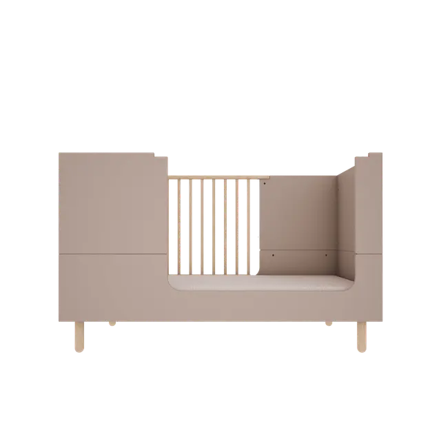 Wood Luck Design - Basic - tremme-/juniorseng 70 x 140 cm – trøffel