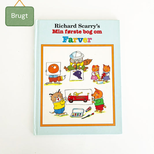 Richard Scarrys første bog om farver – Brugt bog i pæn stand