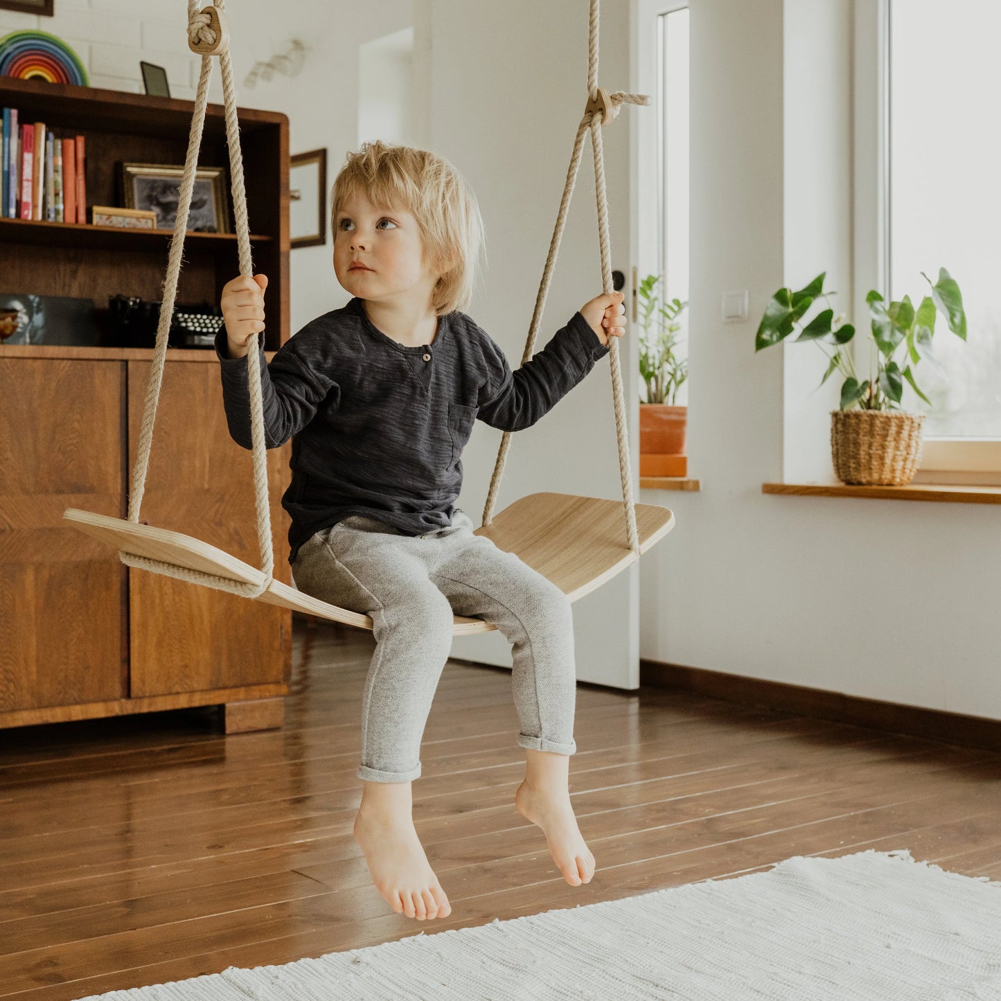 leg&go Swing Board - gynge og balancebræt i træ