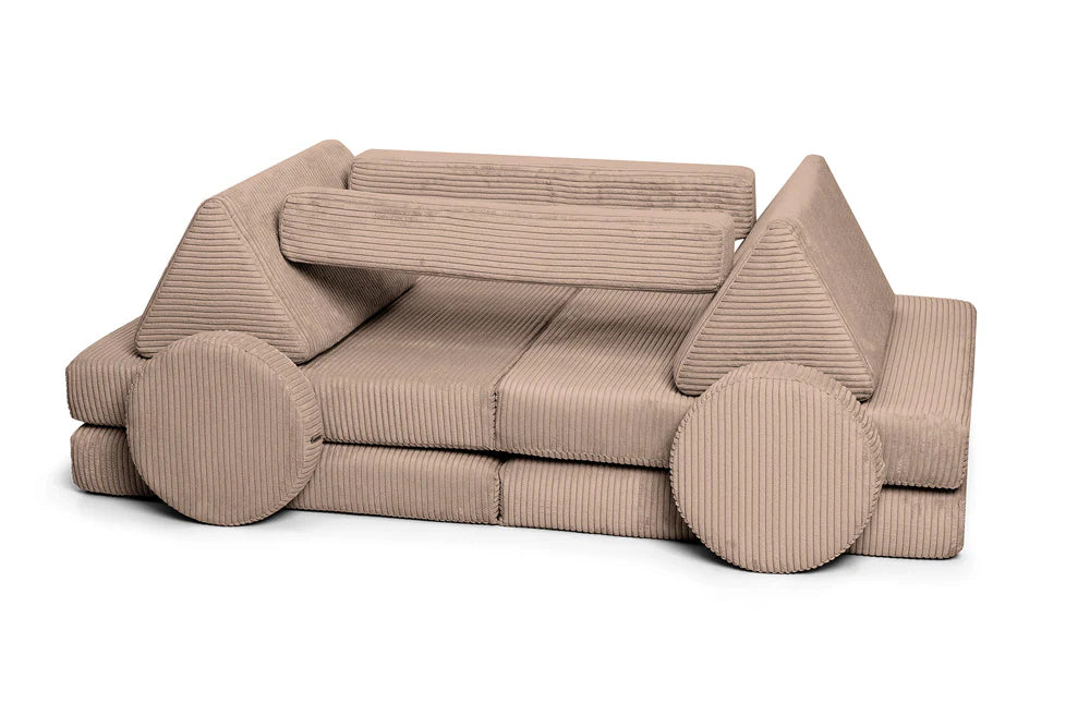 Shappy legesofa 160 cm - Pure Corduroy - Chocolate