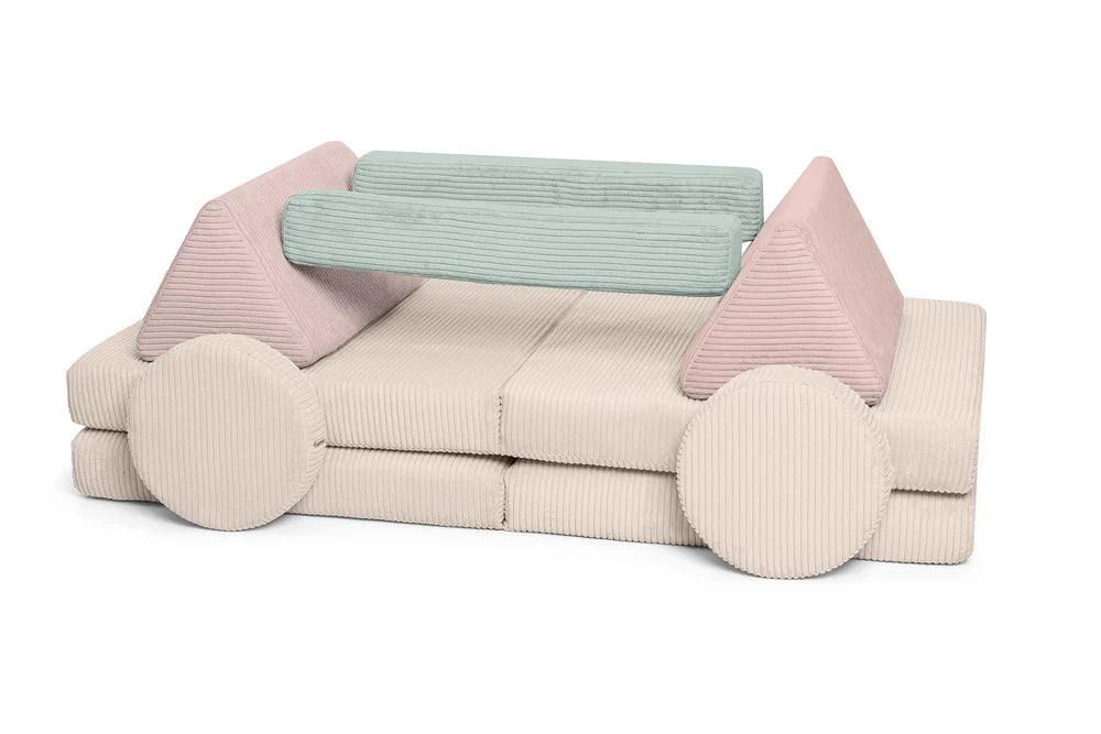 Shappy legesofa 160 cm - Pure Corduroy - Lollipop