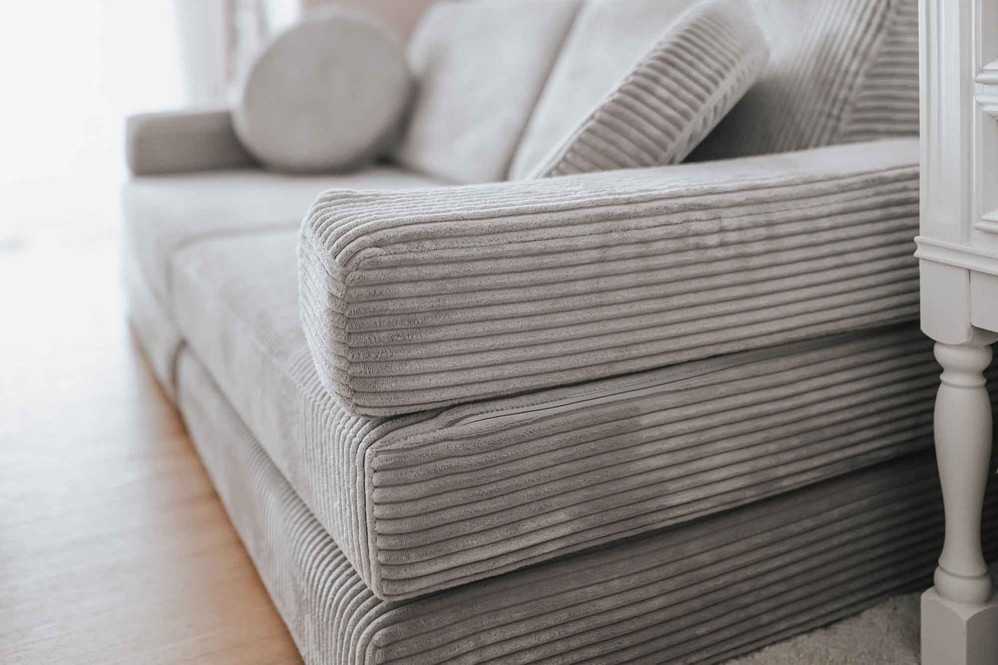 Shappy legesofa 160 cm - Pure Corduroy - Pebble
