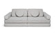 Shappy legesofa 160 cm - Pure Corduroy - Pebble