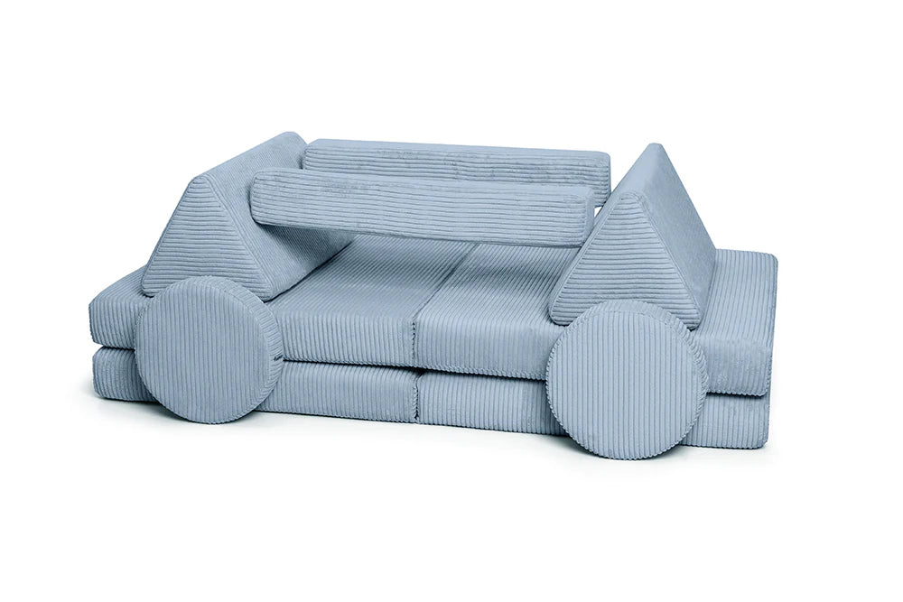 Shappy legesofa 160 cm - Pure Corduroy - Sky Sugar