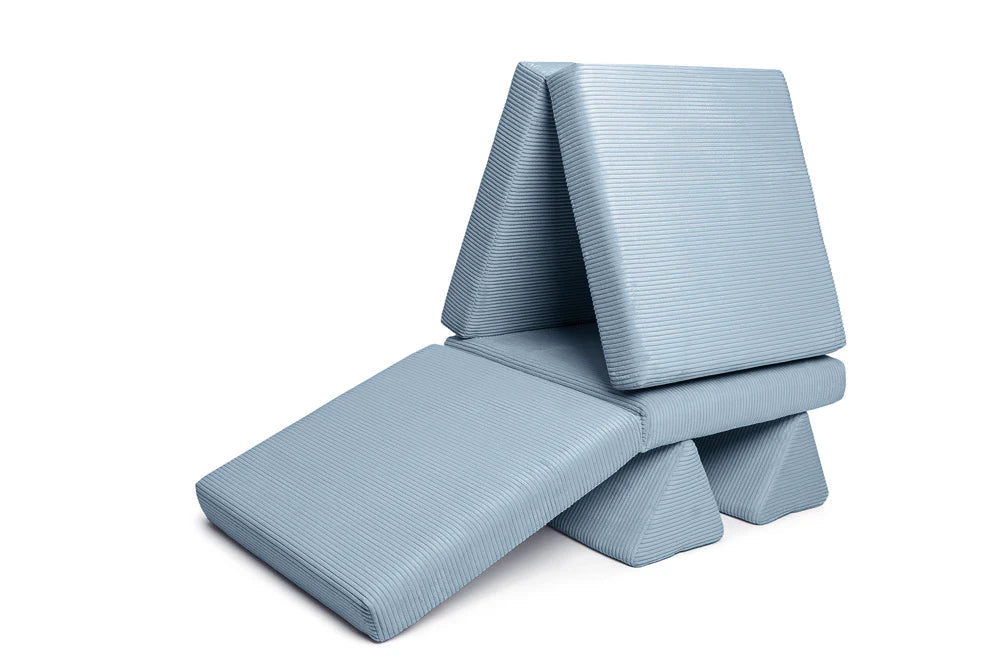 Shappy legesofa 160 cm - Pure Corduroy - Sky Sugar