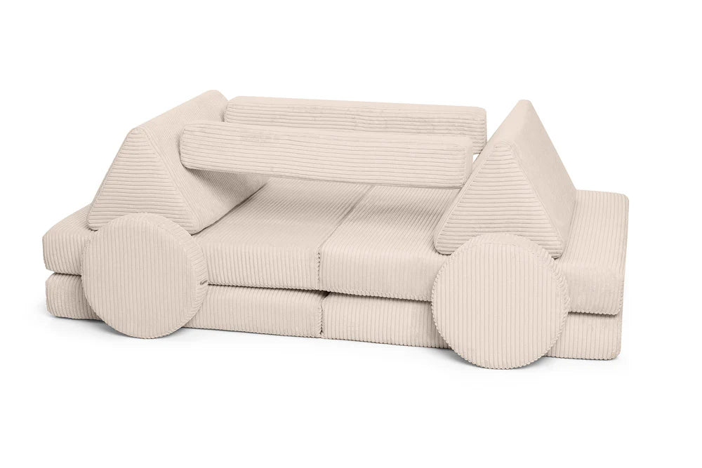 Shappy legesofa 160 cm - Pure Corduroy - Vanilla