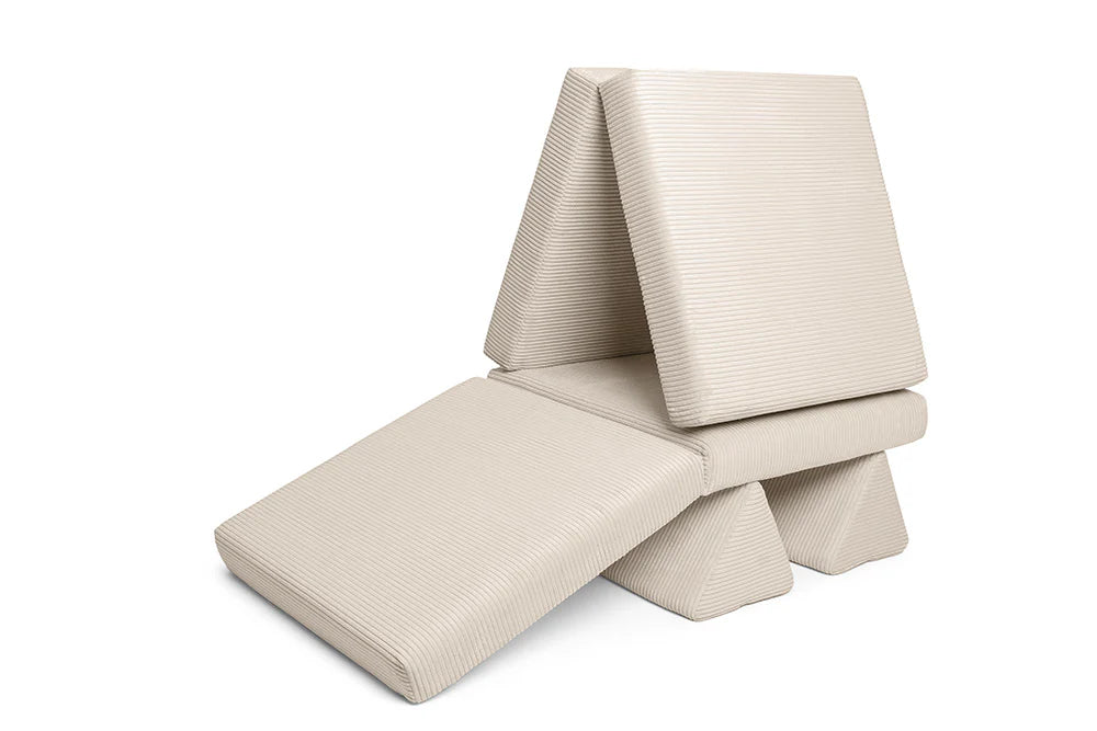 Shappy legesofa 160 cm - Pure Corduroy - Vanilla