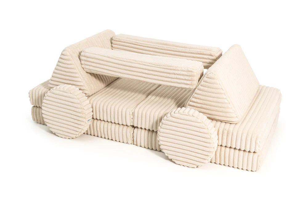 Shappy legesofa 160 cm – Pure Corduroy Waffle – Cream Beige