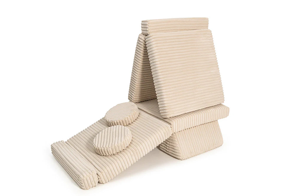 Shappy legesofa 160 cm – Pure Corduroy Waffle – Cream Beige