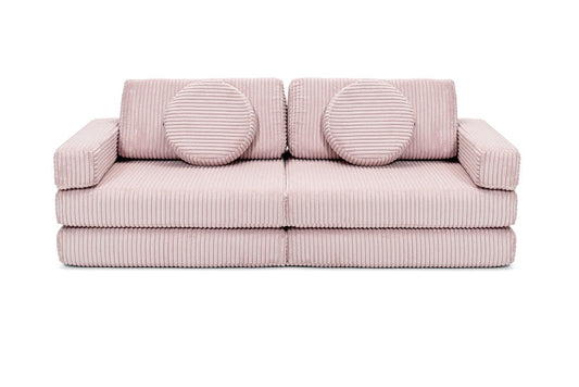 Shappy legesofa i fløjl – Pure Corduroy Mini 120 cm - Candy