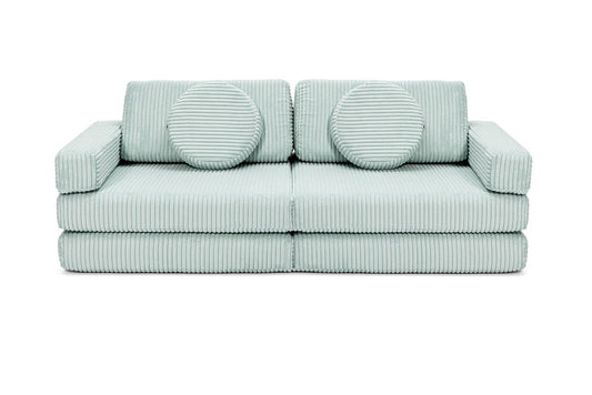 Shappy legesofa i fløjl – Pure Corduroy Mini 120 cm - Peppermint
