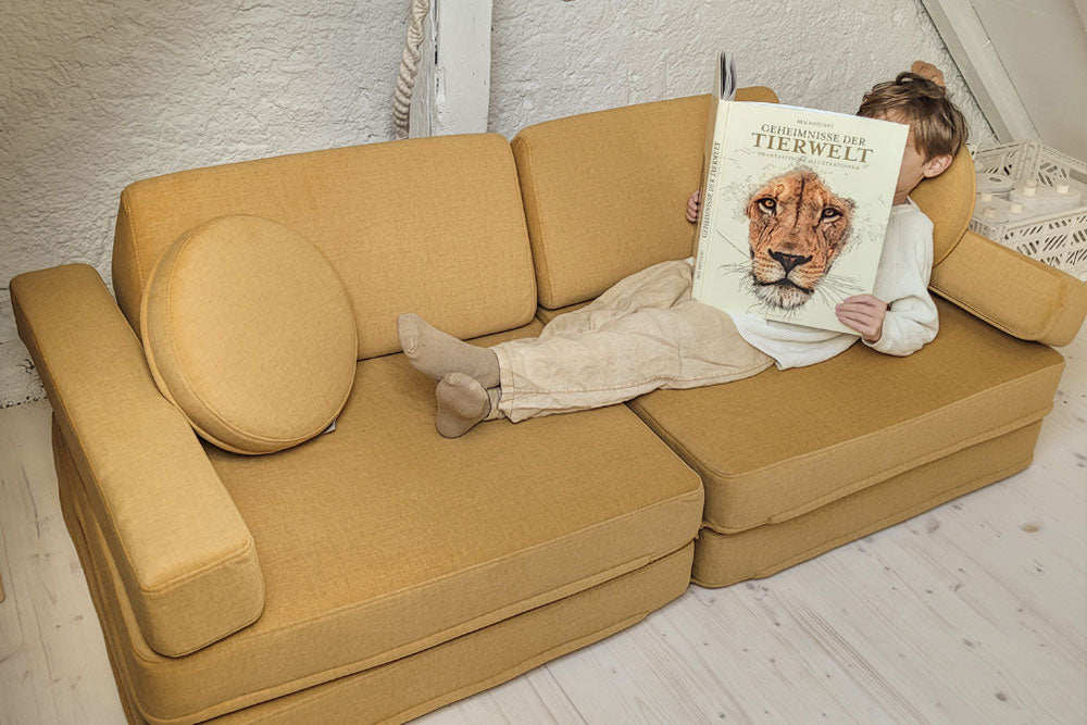 Shappy legesofa – Original 160 cm - Mustard