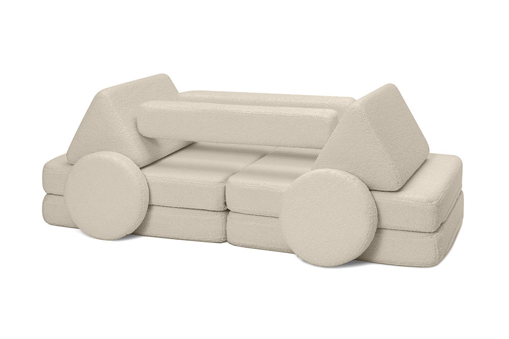 Shappy legesofa i teddy – Original 160 cm - Light Beige